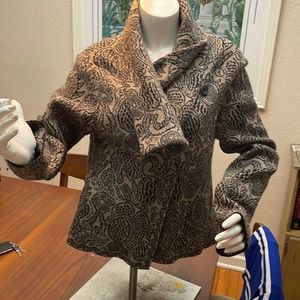 Wool nylon sweater /jacket